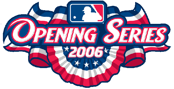 MLB Opening Day 2006 Special Event Logo iron on transfers for clothing